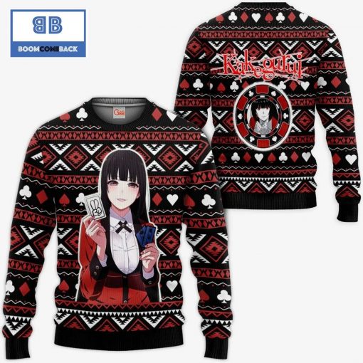 Yumeko Jabami Kakegurui Anime Ugly Christmas Sweater