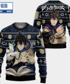 yuno black clover anime ugly christmas sweater 4 xrUoP