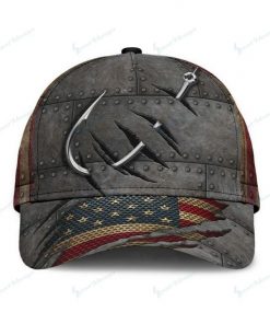 Fishing American Flag Classic Cap 2