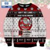Stitch Fireball Cinnamon Whisky Christmas 3D Sweater