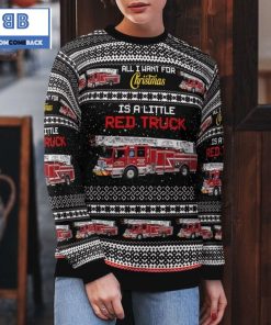 all i want for christmas is a little red truck ugly sweater 3 jgioL