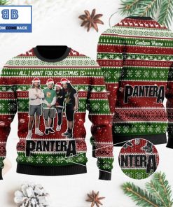 all i want for christmas is pantera custom name 3d ugly sweater 3 zbZt9