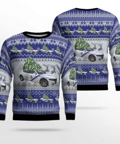arkansas state police car ugly christmas sweater 2 um3H6