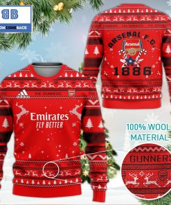 arsenal fc christmas ugly sweater 4 s7FDF