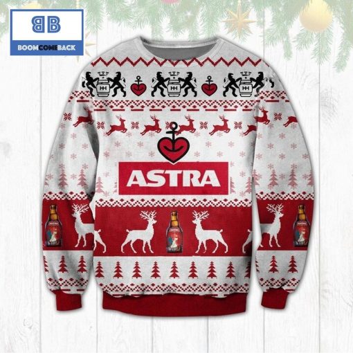 Astra Rotlicht Beer Ugly Christmas Sweater