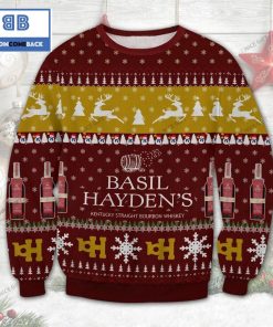 Basil Hayden's Whiskey Christmas Ugly Sweater