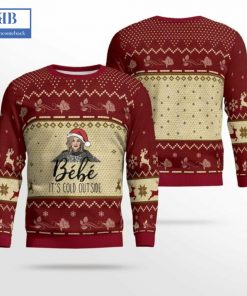 Bebe It’s Cold Outside Ver 2 Ugly Christmas Sweater