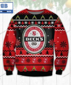 Beck’s Beer Christmas Ugly Sweater