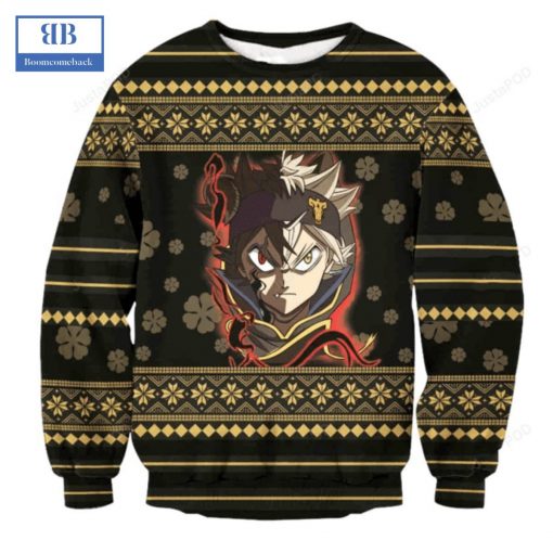 Black Clover Asta Ver 1 Ugly Christmas Sweater