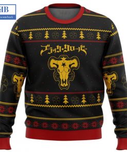 Black Clover Black Bull Ugly Christmas Sweater