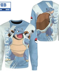 blastoise pokemon anime christmas 3d sweatshirt 4 zD1sr