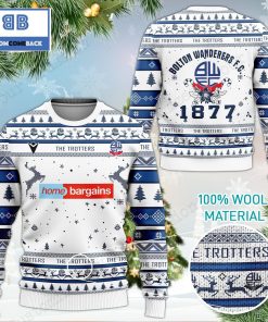 bolton wanderers fc since 1877 christmas ugly sweater 2 3s2xB