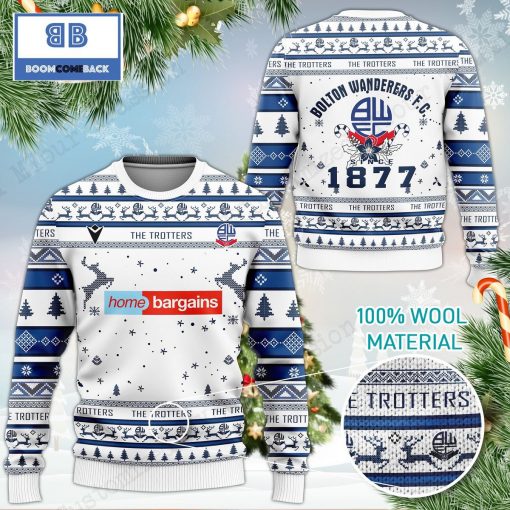 Bolton Wanderers FC Since 1877 Christmas Ugly Sweater