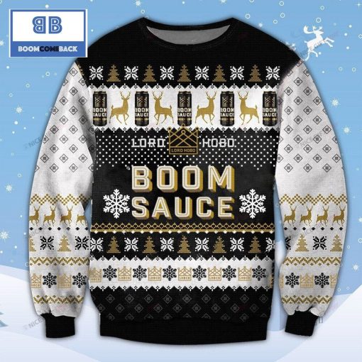 Boomsauce Beer Christmas Ugly Sweater