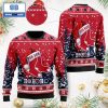 Baltimore Orioles Santa Claus Hat Ho Ho Ho 3D Custom Name Ugly Christmas Sweater