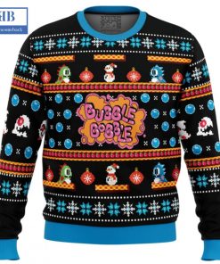 bubble bobble ugly christmas sweater 3 Q2B4S