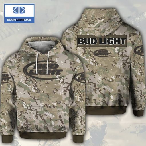 Bud Light Camouflage 3D Hoodie