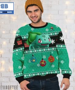 bulbasaur pokemon woolen ugly christmas sweater 4 1m2gn