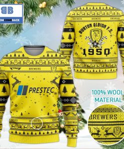 burton albion fc 3d ugly christmas sweater 4 s6CNg