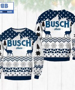 busch latte beer christmas ugly sweater 2 tJEQq