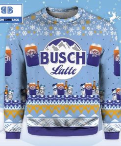 busch latte beer christmas ugly sweater 4 5k1fl
