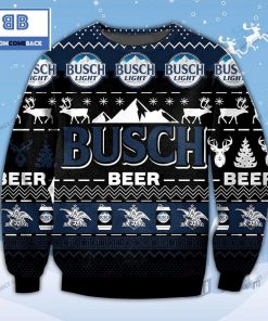 busch light beer christmas ugly sweater 3 wfJmS