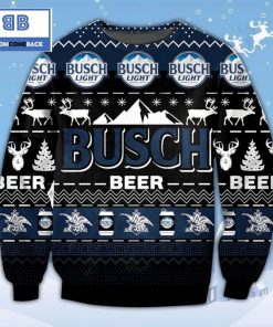 busch light beer ugly knitted sweater 3 QY9co