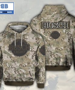 Busch Light Camouflage 3D Hoodie