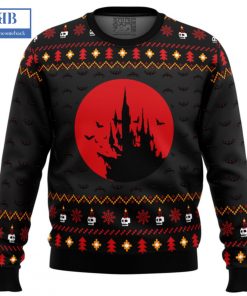 Castlevania Creepy Castle Christmas Sweater