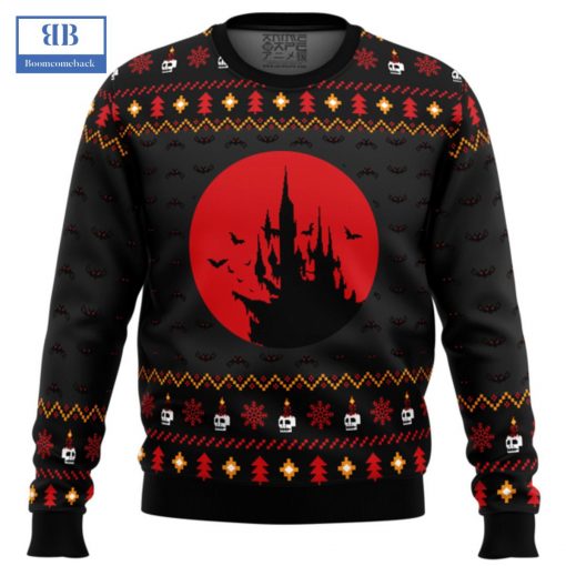 Castlevania Creepy Castle Christmas Sweater