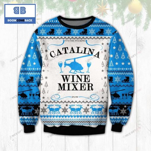 Catalina Wine Mixer Vodka Christmas Ugly Sweater