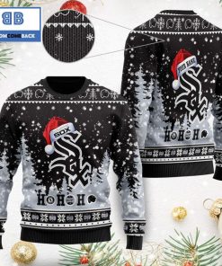 chicago white sox santa claus hat ho ho ho 3d custom name ugly christmas sweater 3 asfcd