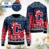 Cincinnati Reds Santa Claus Hat Ho Ho Ho 3D Custom Name Ugly Christmas Sweater