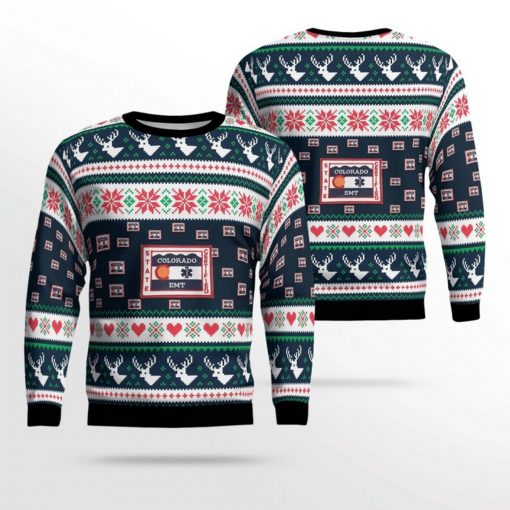 Colorado Emt Ugly Christmas Sweater