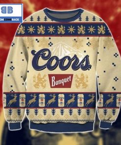 Coors Banquet Beer Christmas Ugly Sweater