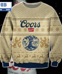 coors banquet snowflake ugly christmas sweater 4 Iz10I