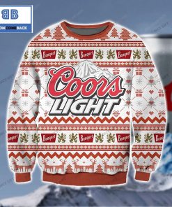 coors light beer banquet christmas ugly sweater 3 zxRdS