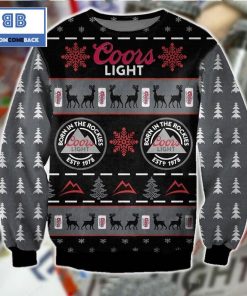 coors light beer born in the rockies est 1978 ugly sweater 4 BnRWA