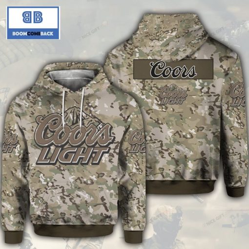 Coors Light Camouflage 3D Hoodie