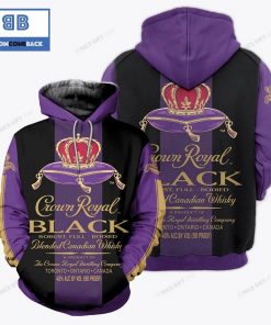 Crown Royal Black 3D Hoodie