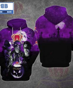 crown royal horror halloween 3d hoodie 3 aPs7T