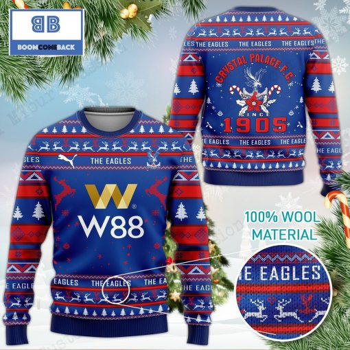 Crystal Palace FC 3D Ugly Christmas Sweater