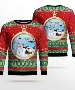 delta air lines airbus a330 941n ugly christmas sweater 3 TwaOC