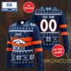 Detroit Tigers MLB Custom Name And Number Christmas Ugly Sweater