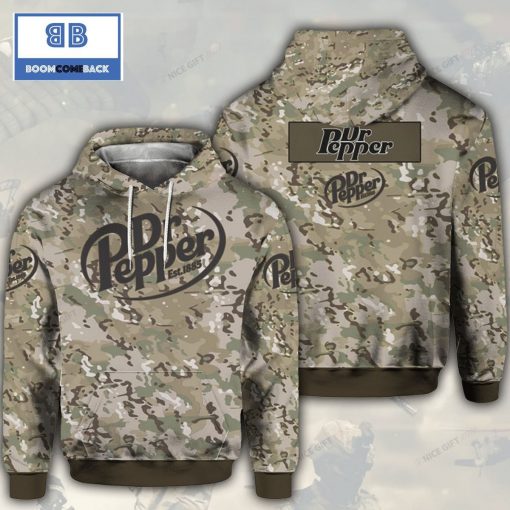 Dr Pepper Camouflage 3D Hoodie