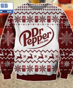 dr pepper est 1885 snowflake ugly christmas sweater 2 p5U34