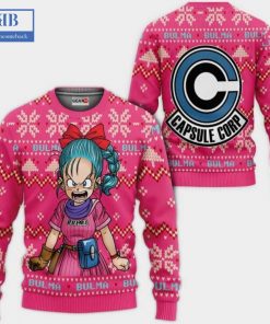 Dragon Ball Bulma Capsule Corp Ugly Christmas Sweater