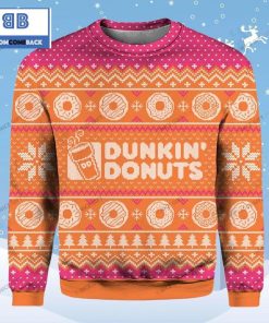 dunkin donuts christmas 3d sweater 2 z5mkR