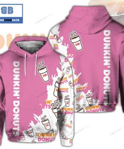 Dunkin Donuts Pink 3D Hoodie