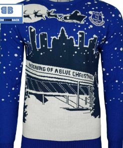 everton fc im dreaming of a blue christmas ugly sweater 2 CNLss